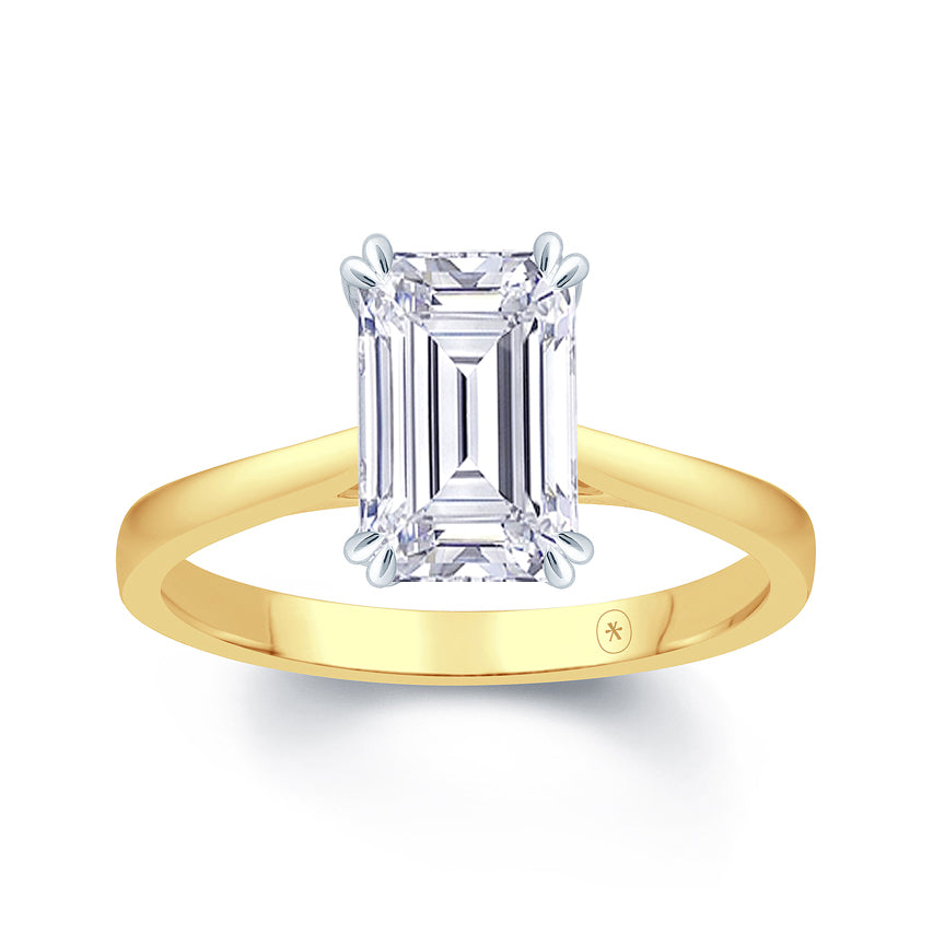 18k-two-tone-emerald-plain-band