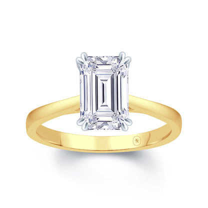 18k-two-tone-emerald-plain-band