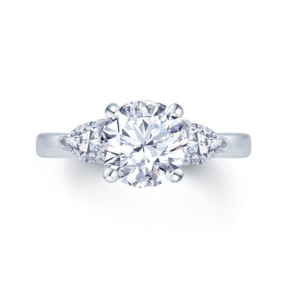round-with-pear-3-stone-engagment-ring